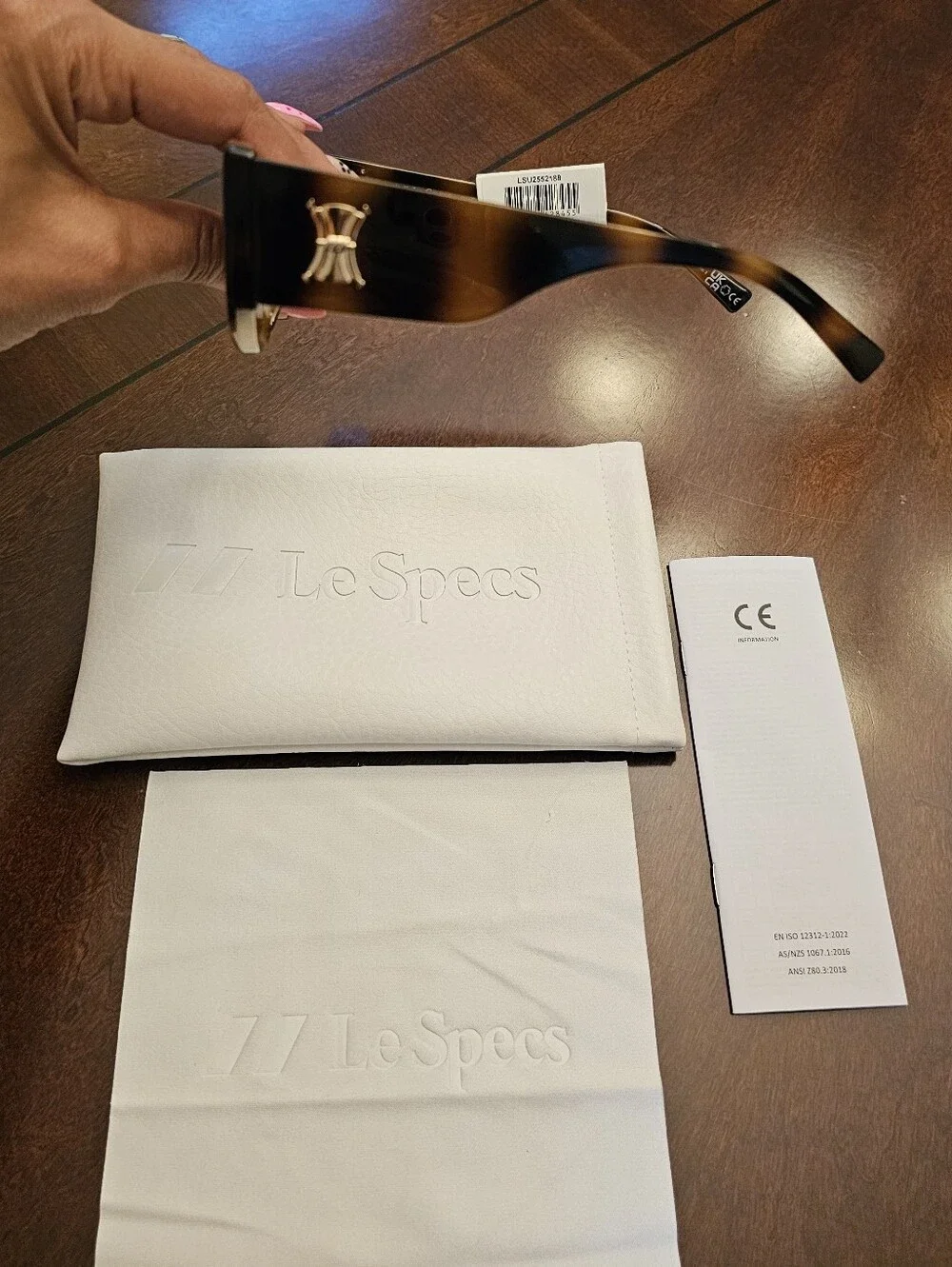 Le Specs Ombre Tortise Sunglasses Retail $99 NWT-revolve-banana-ray ban